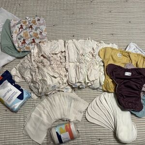 Huge Esembly cloth diaper bundle - size 1 (never used)